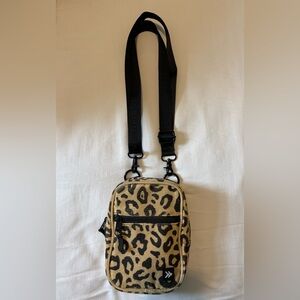 Thread Wallets Leopard Print Crossbody Bag